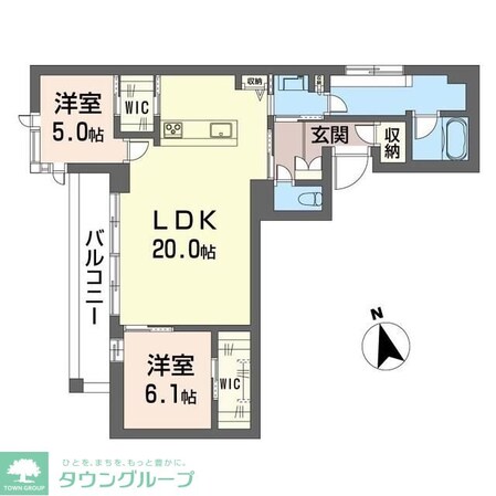 ヴィオラ・ボヌールの物件間取画像